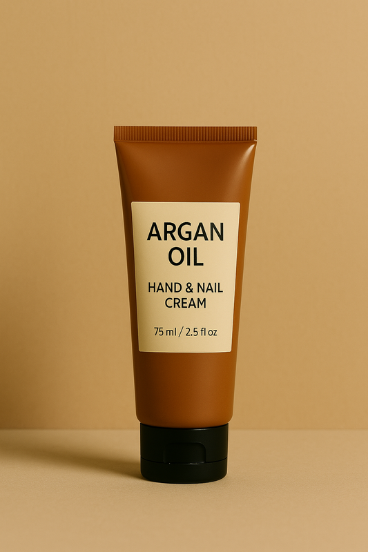 Argan Oil Hand & Nail Cream – Hydrating for Hands & Cuticles (75 ml / 2.5 fl oz)